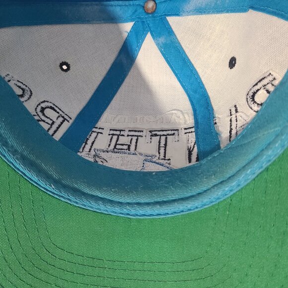 Vtg 90s Starter The Natural Tri Power Wool Carolina Panthers NFL Snapback Hat - Picture 5 of 8